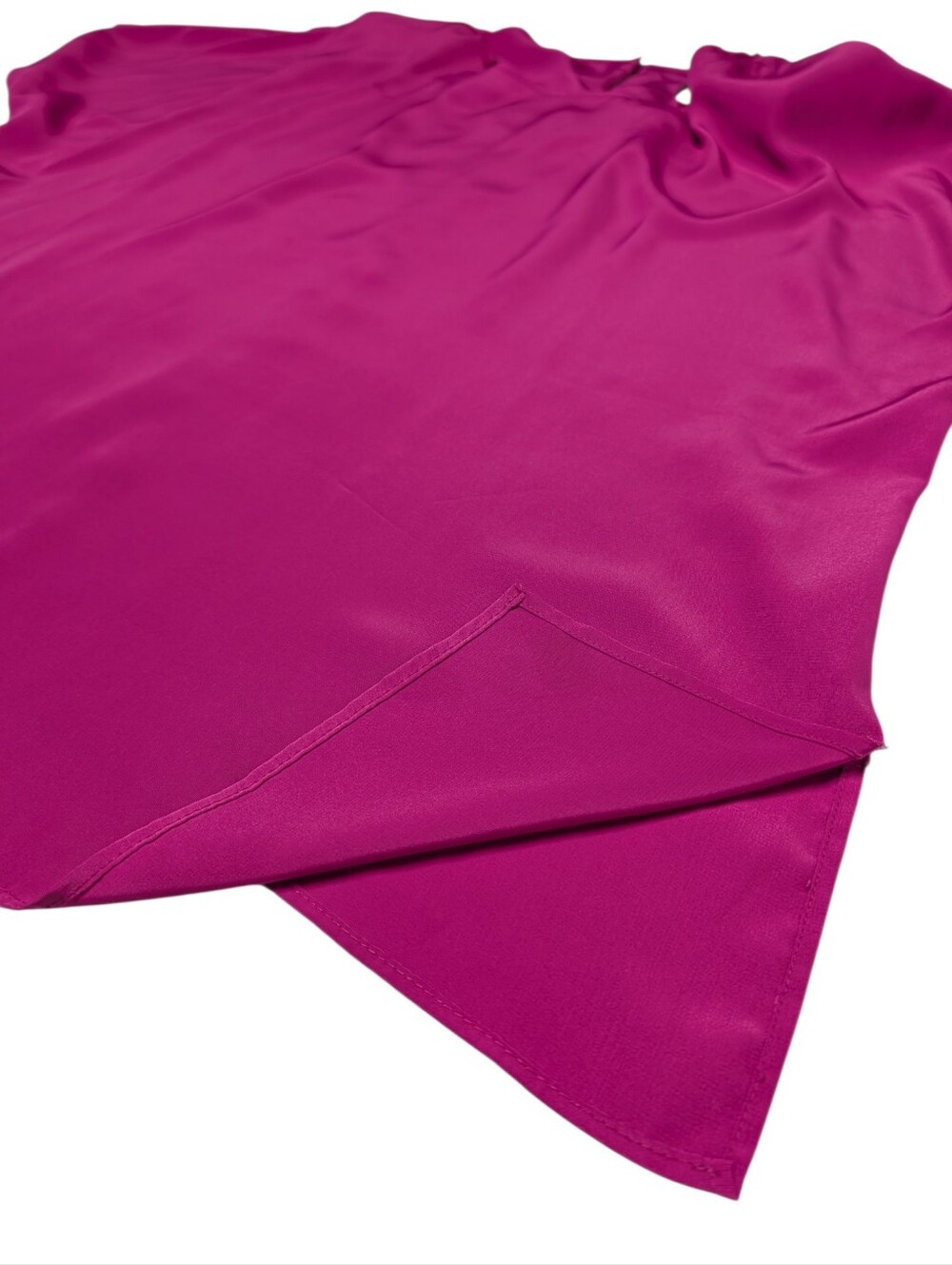 Stokes O. Sport Womens Pink Solid Round Neck Short Sleeve Pullover Blouse 18W - Picture 5 of 6
